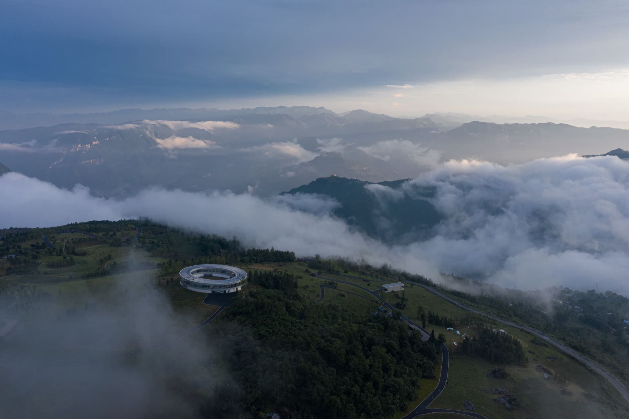 Lanba Art Museum in the Wulong landscape